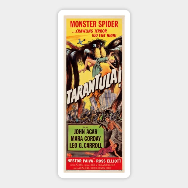 Monster Spider TARANTULA! Cult Classic Film Vintage Movie Sticker by vintageposters